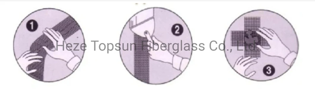 60GSM Fiberglass Self Adhesive Mesh Tape Drywall Joint Mesh Tape