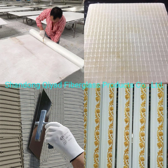 Marble Back Net Glass Fiber Mesh Cloth