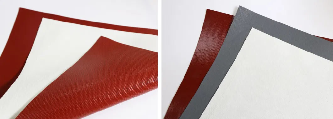 Fireproof High Temperature Silicone Rubber Coated Fiberglass Cloth Fabric