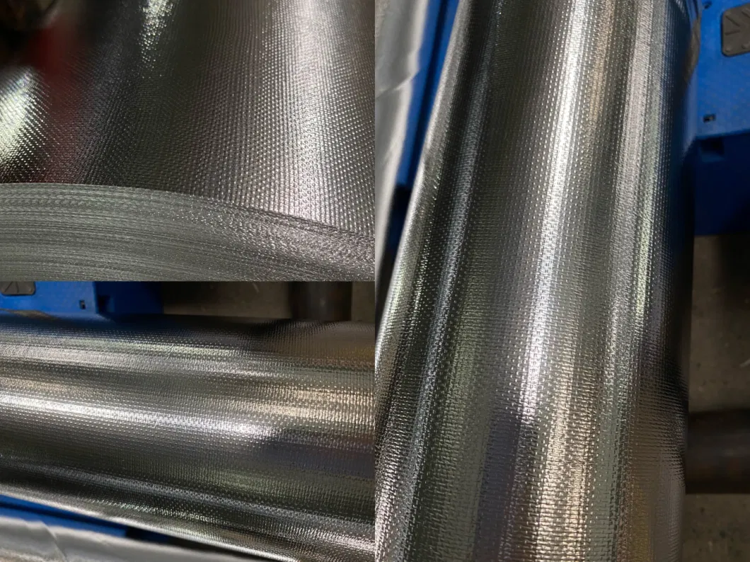 Fireproof Aluminium Foil Fiberglass Cloth Insulation Material for Pipe Construction Material