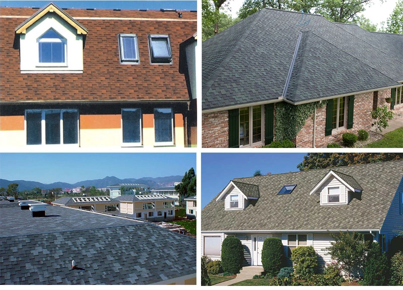 China Manufacture High Quality Fiberglass Roofing Shingles Stone Chips Coated Asphalt Shingle Roof Tiles