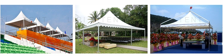 Movable Outdoor Clear Roof Canopy Gazebo Tent for Backyard Events and Parties