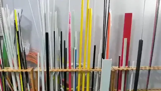 Mosquito Net Brackets Colored Fiberglass Rods