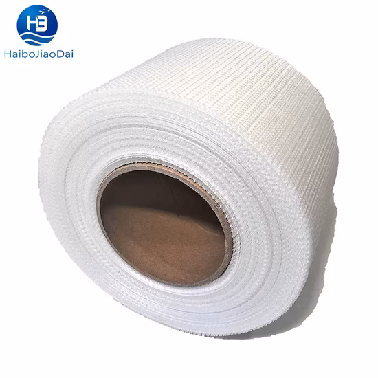 Building Trades Fiberglass Insulation Resistant Split Self Adhesive Fiberglass Mesh Joint Tape