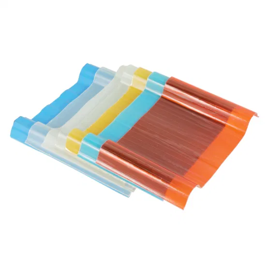 Colored FRP Corrugated Lighting Sheets Fiberglass Roofing Sheet