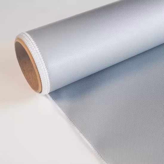 Corrosion Resistance Colored Fiberglass Silicone Rubber Coated Fabric