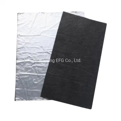 Fiberglass Black Mat Coated Glass Wool Board / Sound Heat Insulation Fireproof