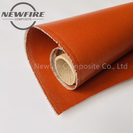 1.5mm Two Sided Silicone Factory Price Colored Heat Resistant Insulation Fireproof Fiberglass Silicone Rubber Coated Fiber Glass Fabric Cloth Silica Fabric