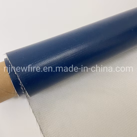Heat Resistant Thermal Insulation E Glass Plain Weave Tejido De Fibra De Vidrio 0.25mm Coated Fiberglass Fabric for Fire